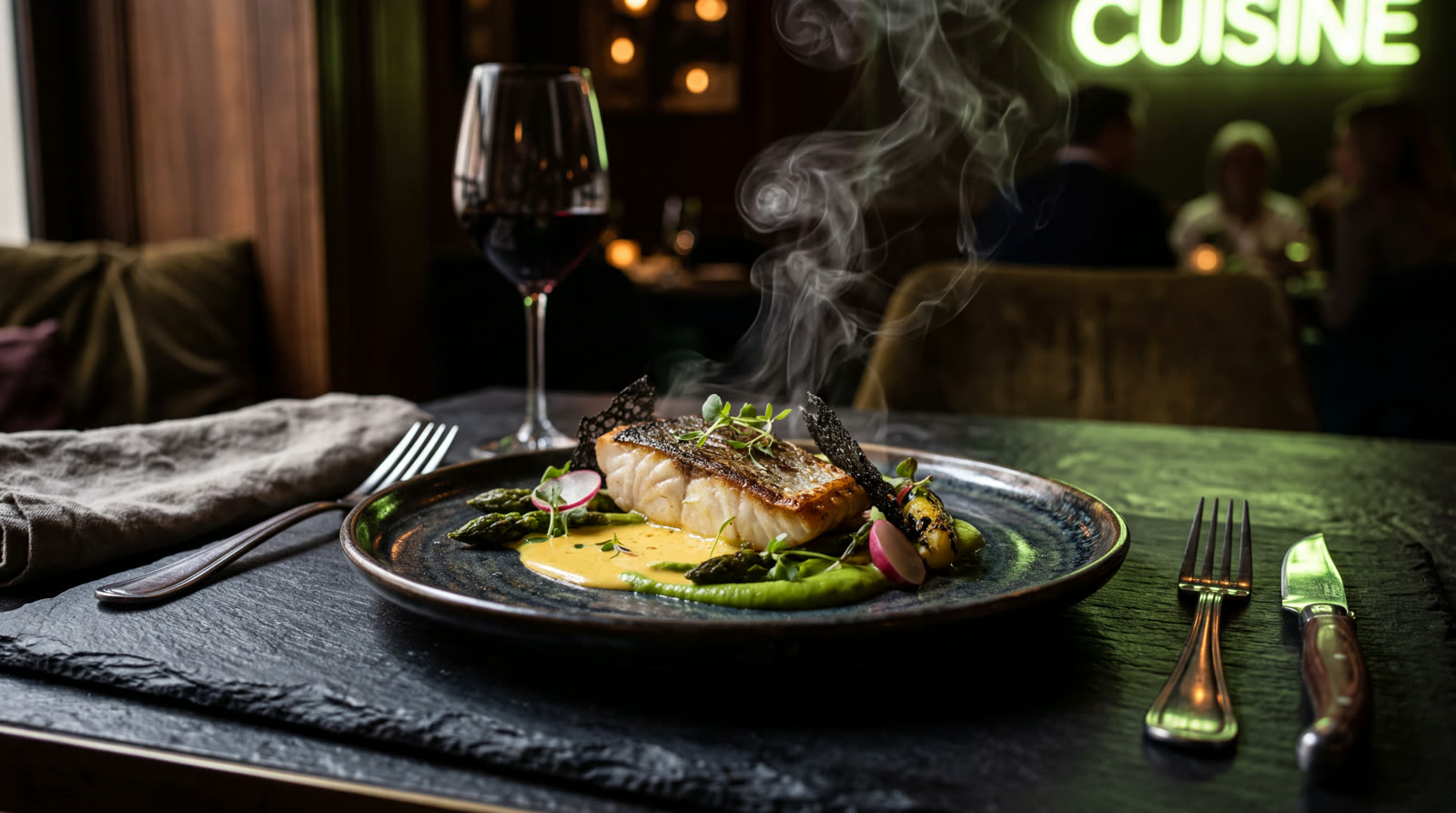 Fotografía gastronómica generada con IA para UpCook
